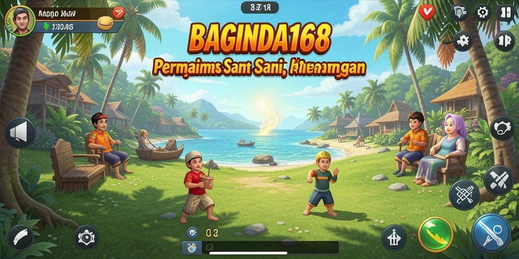 Tampilan gameplay yang seru dan berwarna dari BAGINDA168.