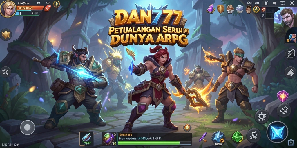 Tampilan menakjubkan dari gameplay ARPG DAN777.