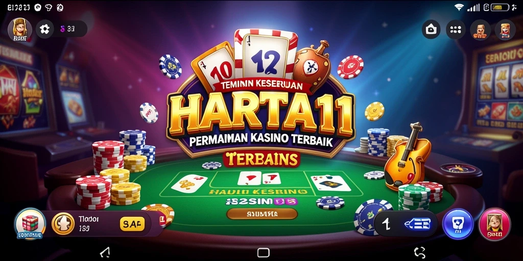 Screenshot HARTA11 menampilkan gameplay Kasino yang menarik dan menyenangkan.