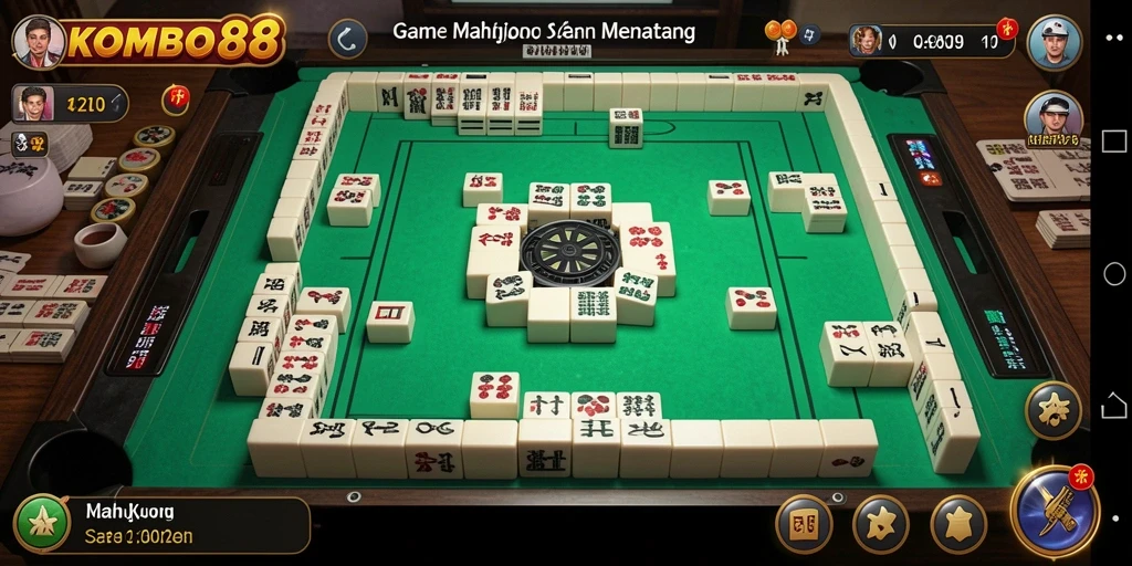 Screenshot gameplay menampilkan tantangan Mahjong yang menarik.