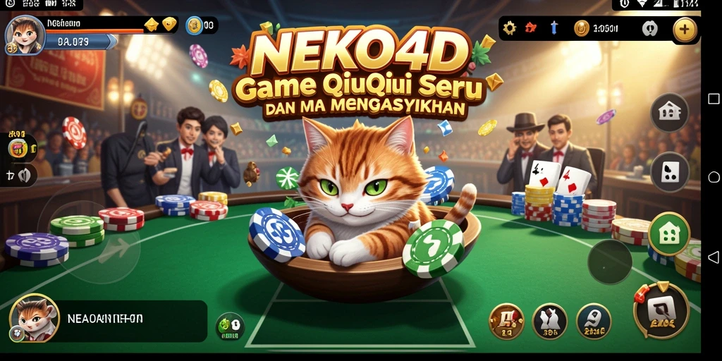 Tampilan gameplay QiuQiu yang menarik dan mendebarkan