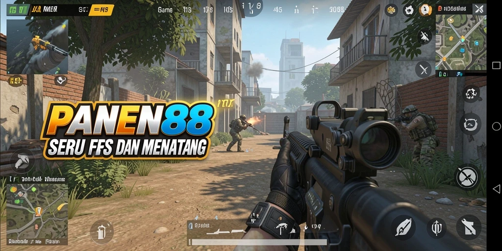 Screenshot gameplay PANEN88 yang menampilkan aksi seru FPS.