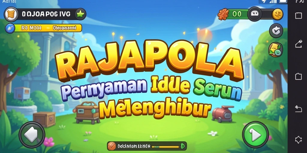 Tampilan gameplay menarik dari RAJAPOLA yang memikat para pemain.