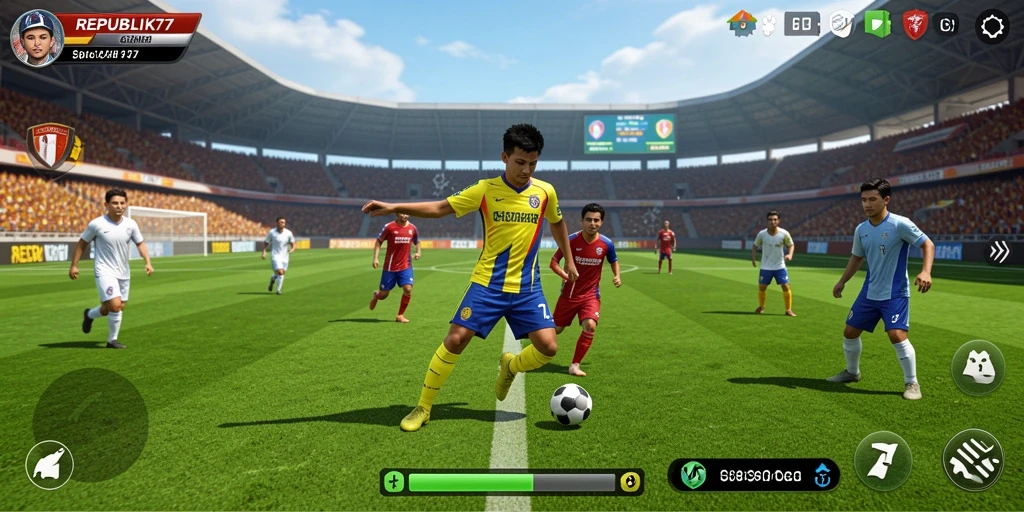 Gameplay menarik di REPUBLIK77 dengan grafik yang memukau.