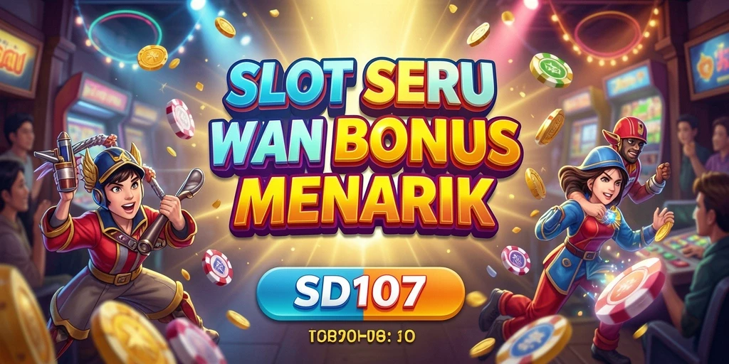 Tampilan menarik dari gameplay SD107 dengan simbol slot yang menggiurkan.