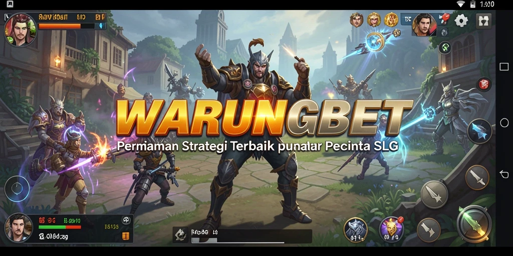 Tampilan gameplay yang mendebarkan dalam WARUNGBET dengan strategi SLG.